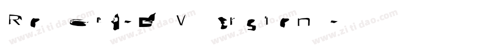 Ro羽衣Std-B Version字体转换